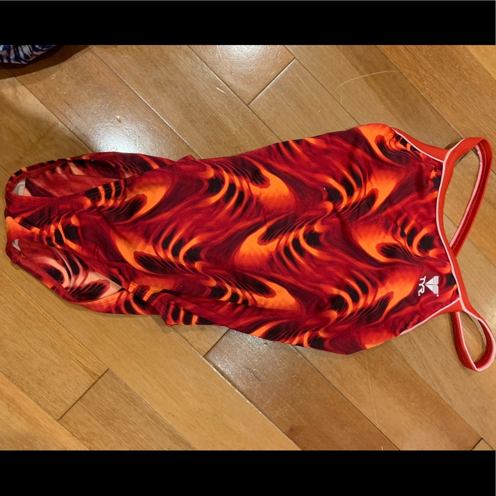 TYR one piece bathing suit